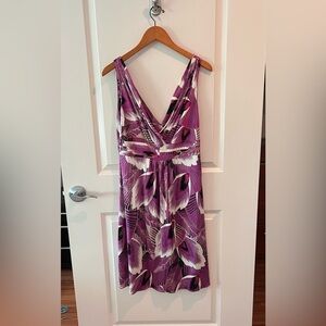 Elie Tahari Melanie Silk Dress in Cleopatra